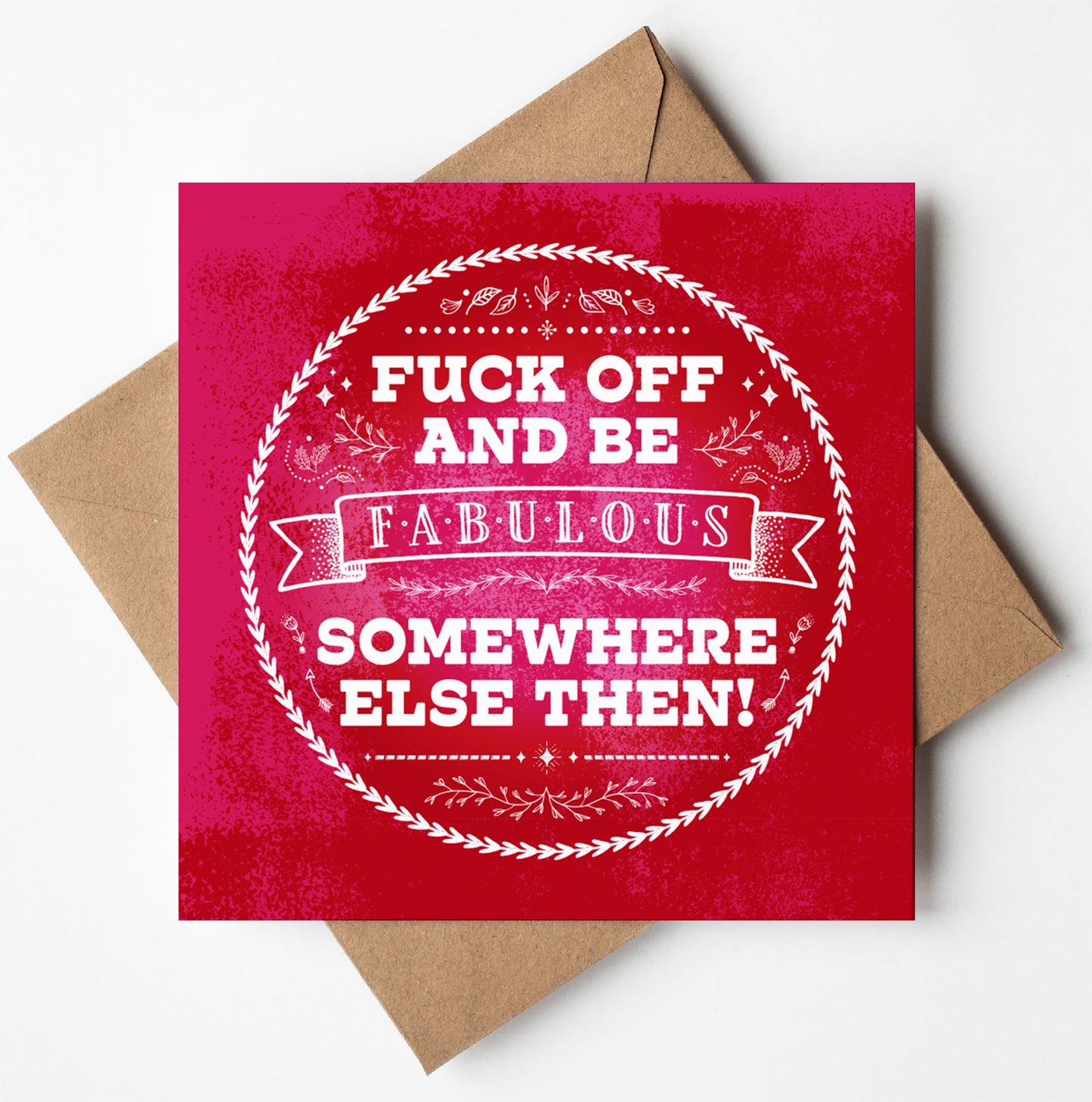 Fuck Off Fabulous Scandi Card (Pack of 6)