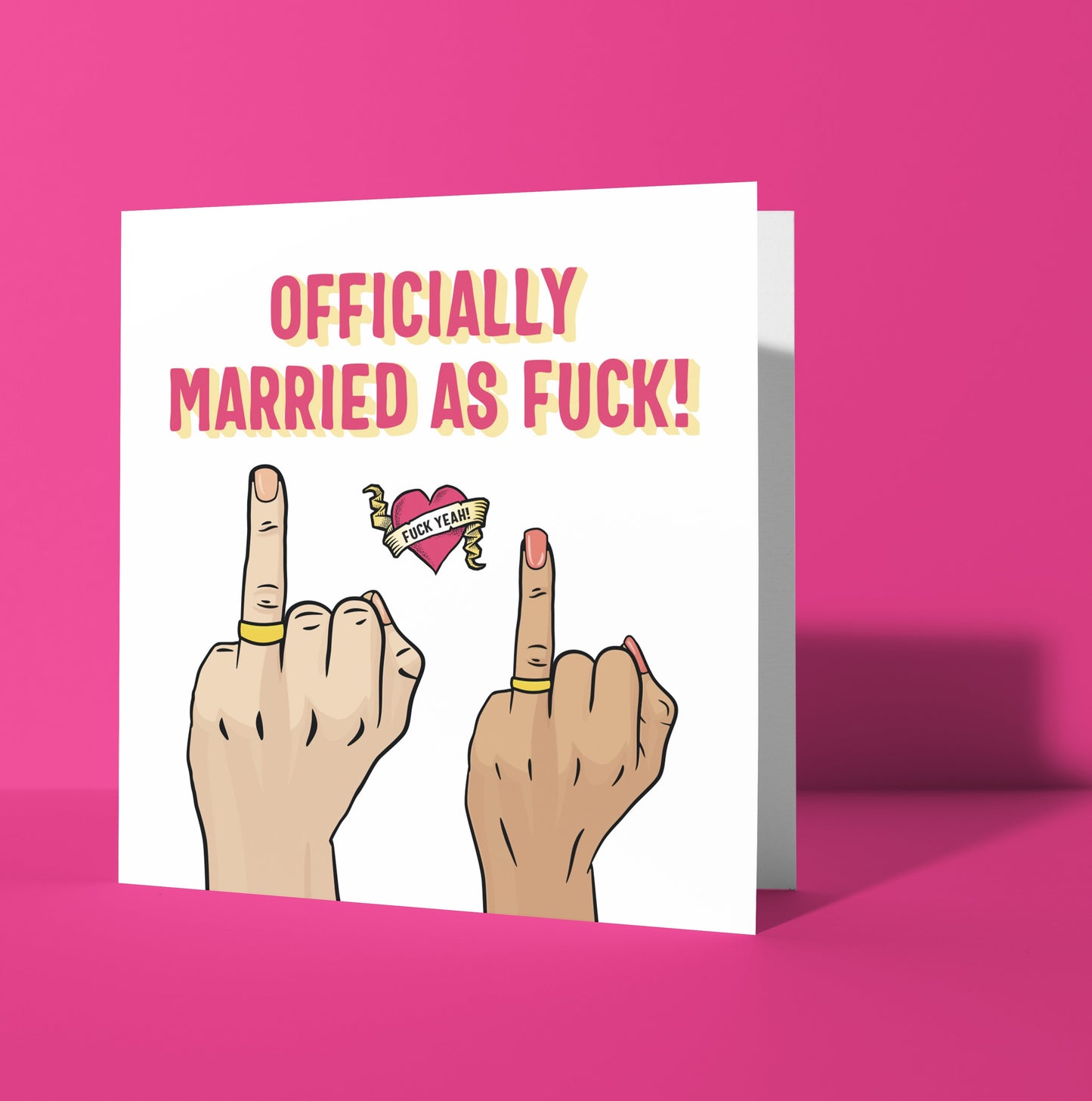 Officially Married As Fuck Card (M/F) (Pack of 6)