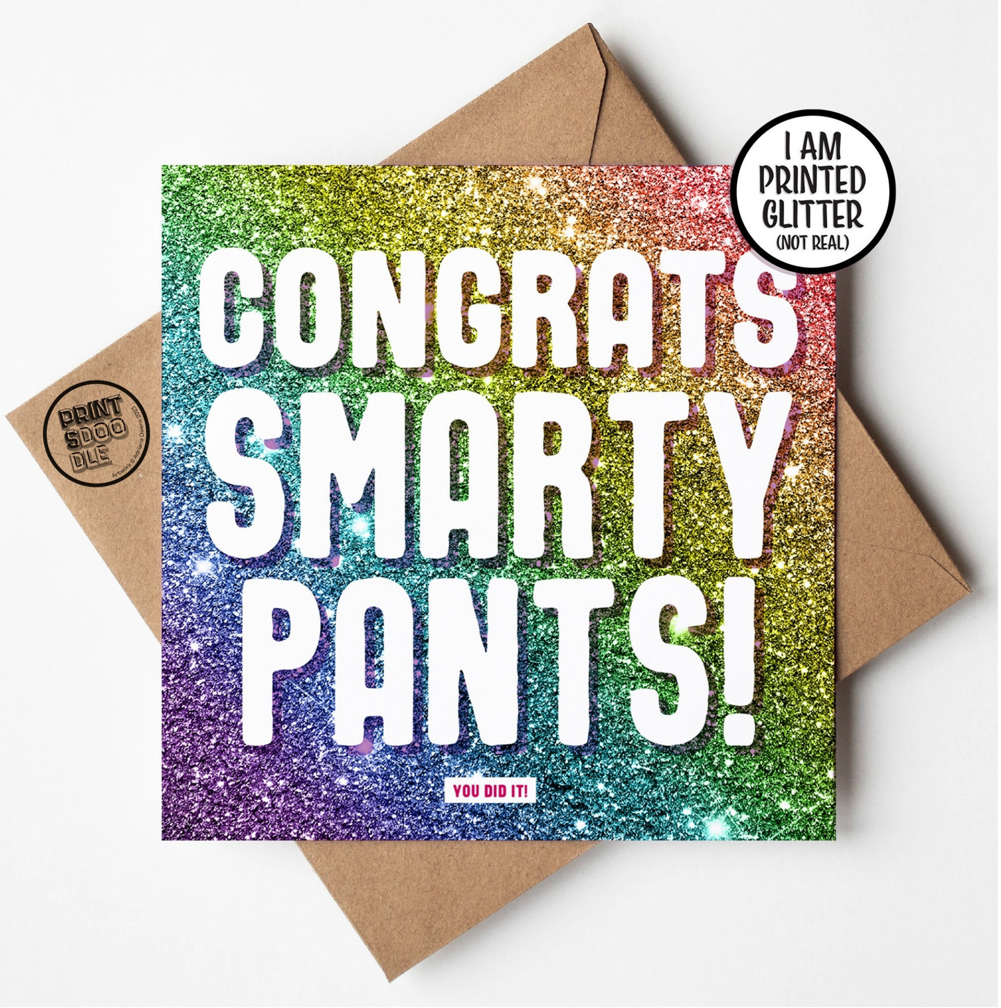 Congrats Smarty Pants, Congratulations You Passed Card (Pack of 6)