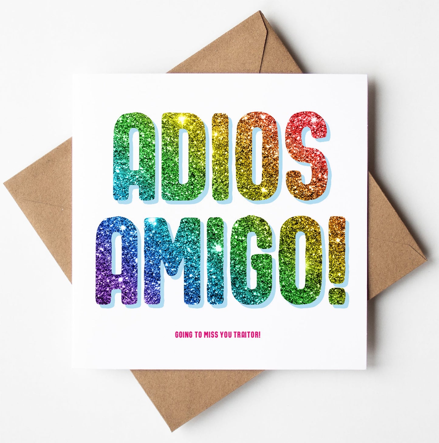 Adios Amigo Card (Pack of 6)
