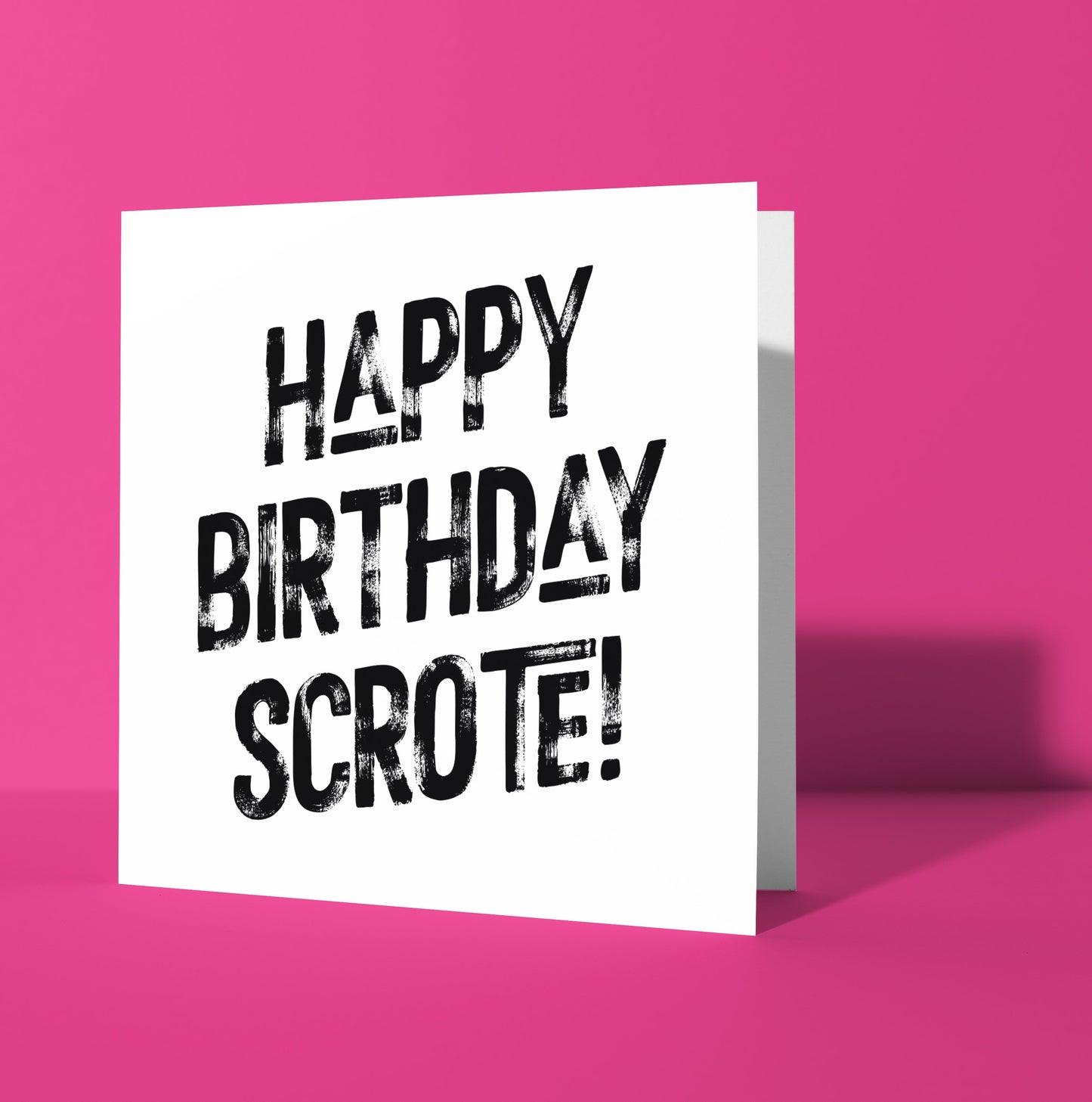 Happy Birthday Scrote! Harlem Card (Pack of 6)