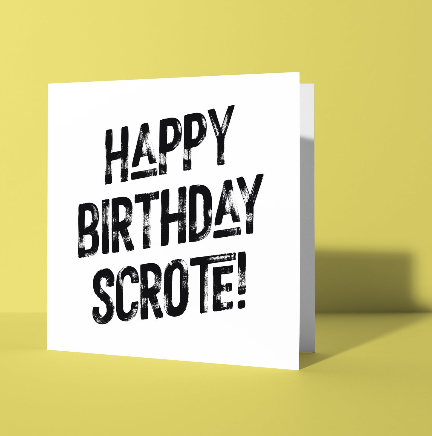 Happy Birthday Scrote! Harlem Card (Pack of 6)
