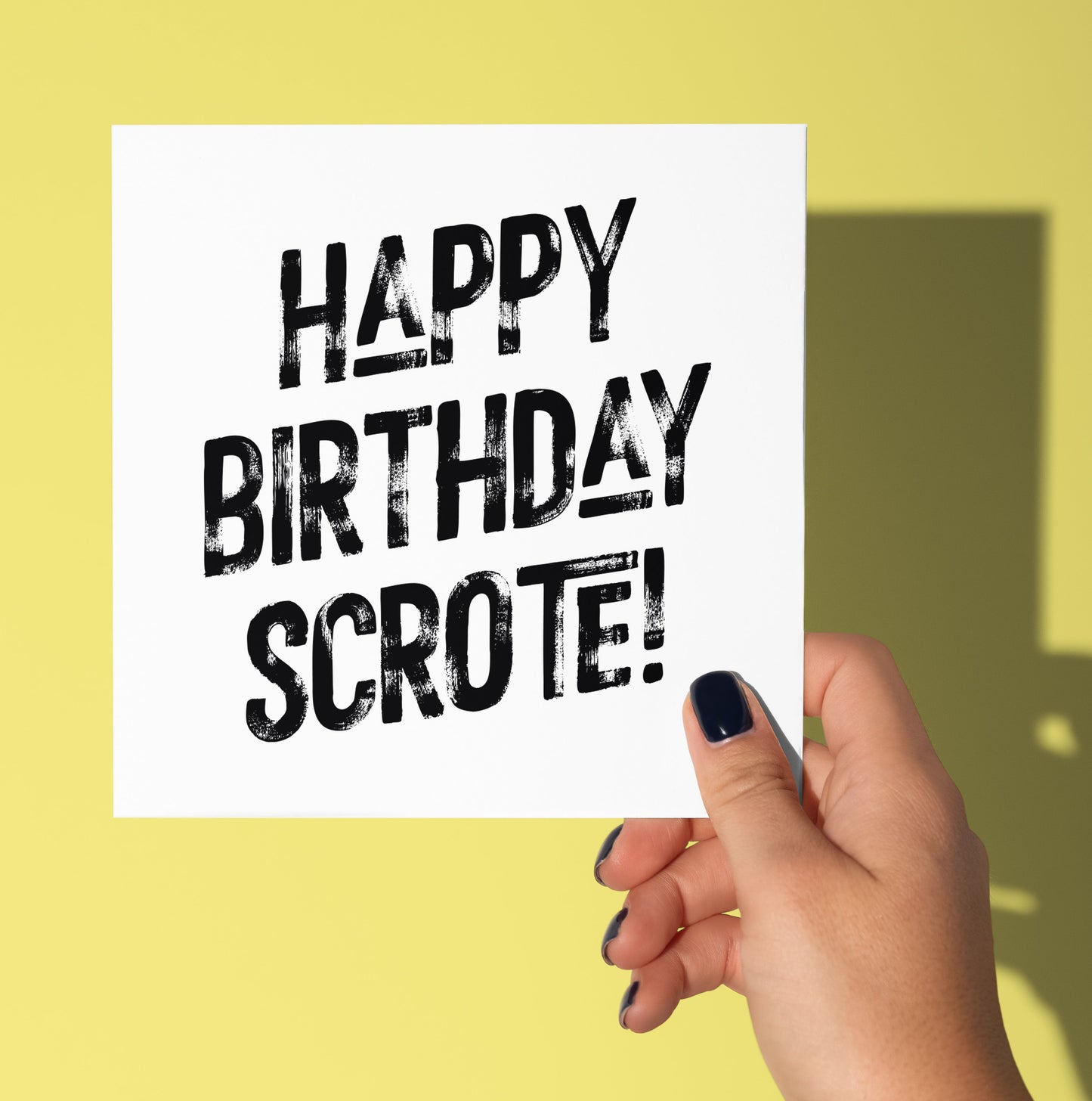 Happy Birthday Scrote! Harlem Card (Pack of 6)