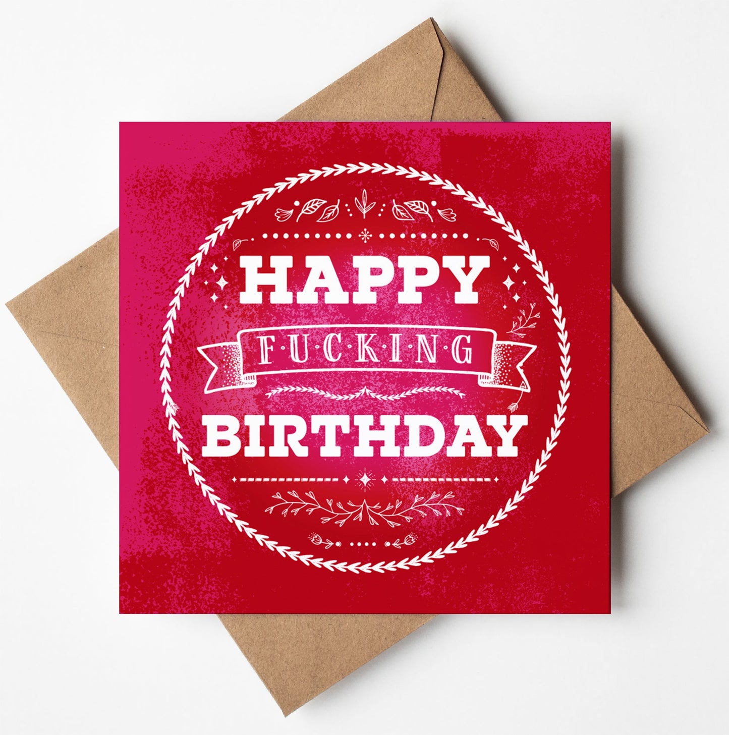 Happy Fucking Birthday! Scandi Card (Pack of 6)