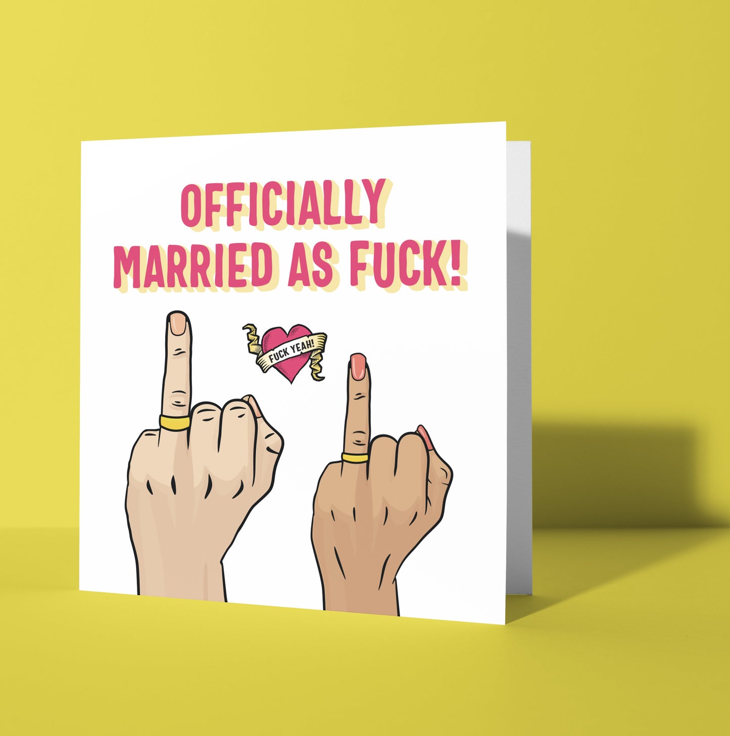 Officially Married As Fuck Card (M/F) (Pack of 6)