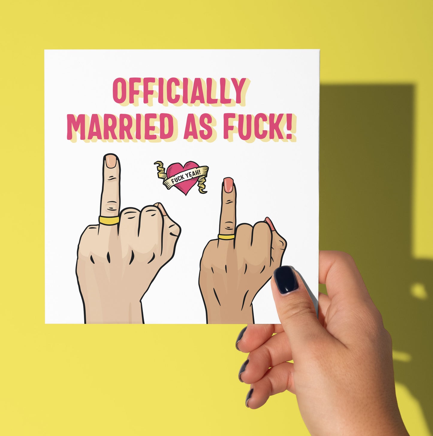 Officially Married As Fuck Card (M/F) (Pack of 6)