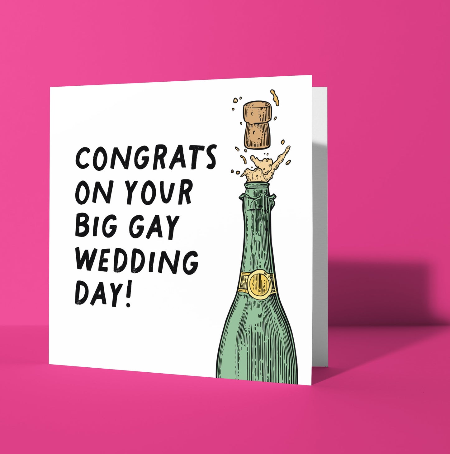 Congrats On Your Big Gay Wedding Card! (Pack of 6)