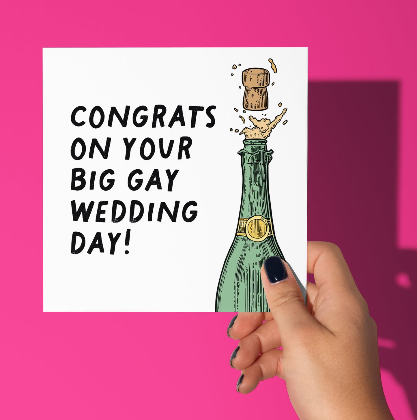 Congrats On Your Big Gay Wedding Card! (Pack of 6)