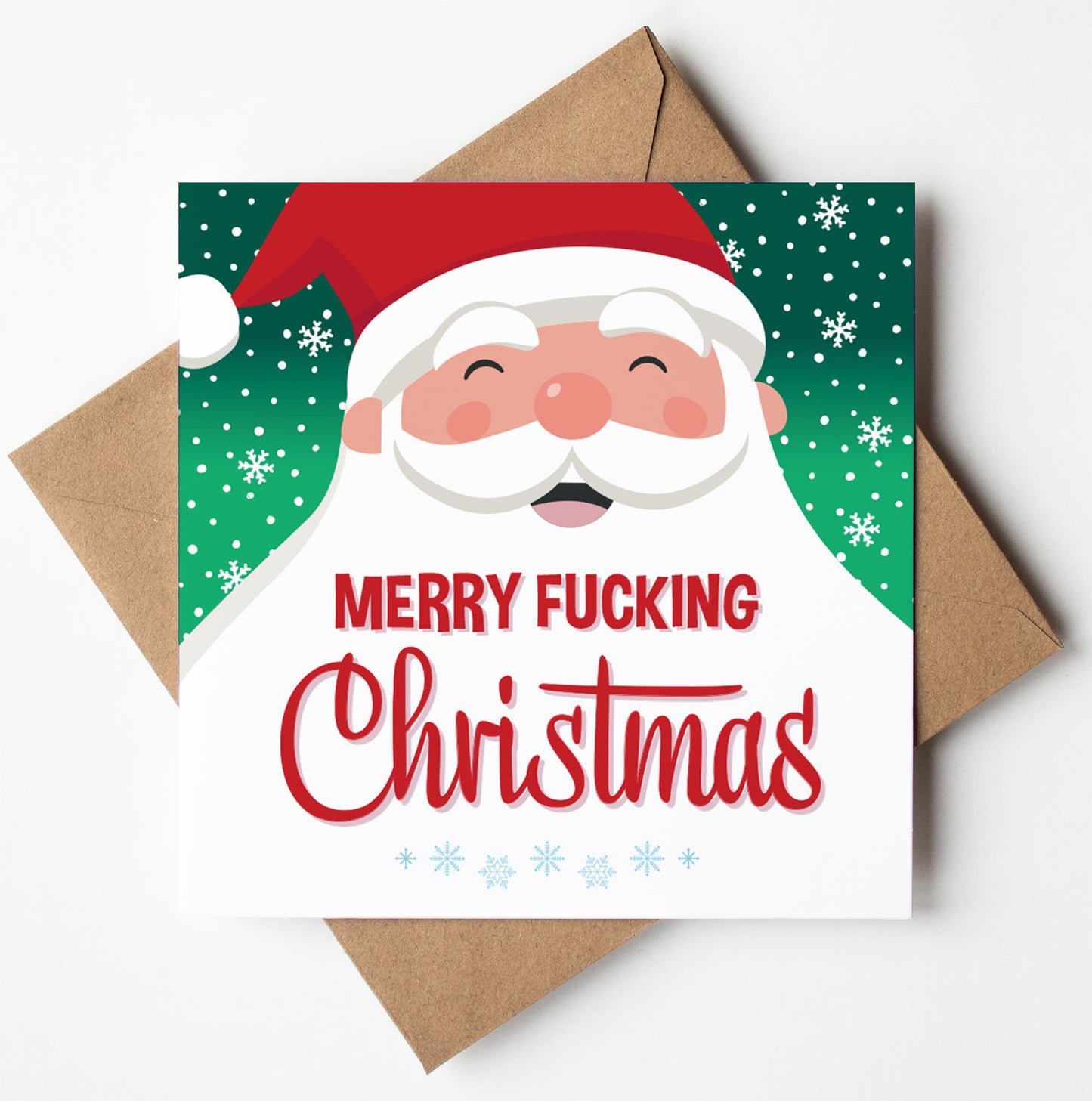 Merry Fucking Christmas Card (Pack of 6)